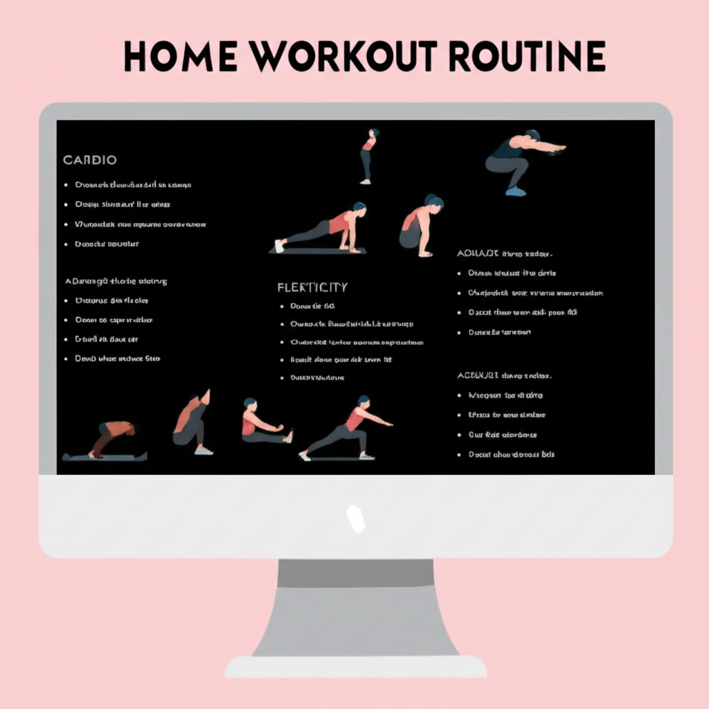 효과적인 홈 트레이닝 루틴 5가지